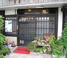 故郷の家玄関